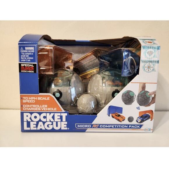 Rocket League Micro RC Competition Pack NEW! Lights Up! 2.4ghz RC Full Function - Picture 1 of 4